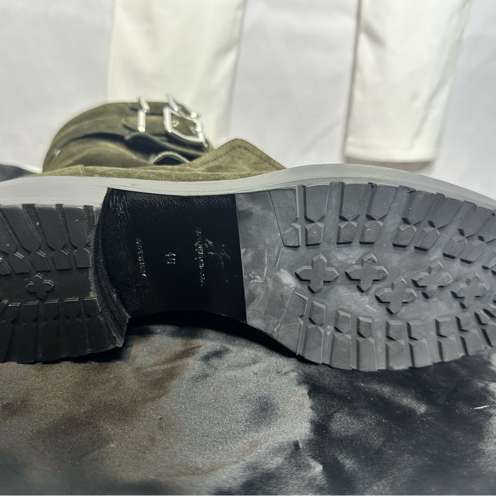 Balenciaga Leather Moto Boots - Picture 7 of 14